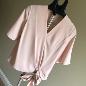 Halogen light pink dressy blouse from Nordstrom !